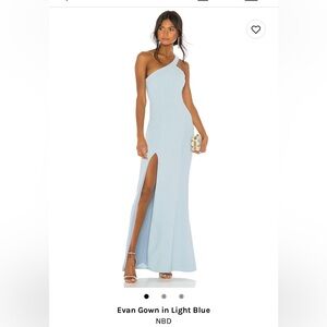 NBD Evan Gown in Light Blue
